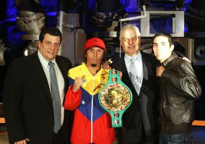 Edwin Valero junto a DeMarco