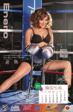 Lanzará 'Barbie' Juárez sexy calendario‏ - Solo Boxeo