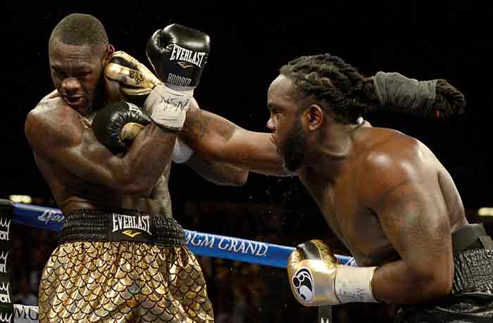 PHOTO CREDIT: NAOKI FUKUDA - Wilder vs Stiverne