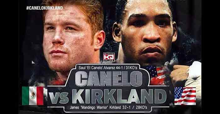 Canelo se enfrntará a  Kirkland el 9 de mayo