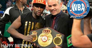 ¡Felicidades al súper campeón Floyd Mayweather Jr!