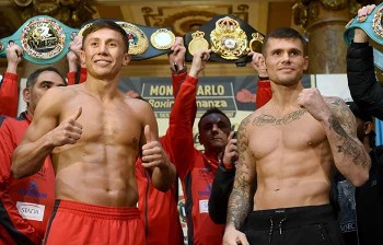 PHOTO NAOKI FUKUDA: GENNADY GOLOVKIN VS MARTIN MURRAY
