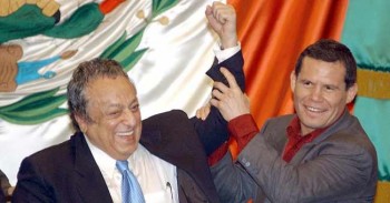 José Sulaimán y Julio César Chávez