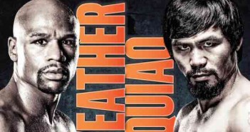 Poster oficial del Maywether vs Pacquiao