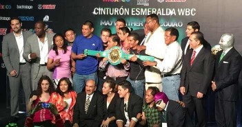 CMB presenta cinturón Esmeralda para Mayweather-Pacquiao