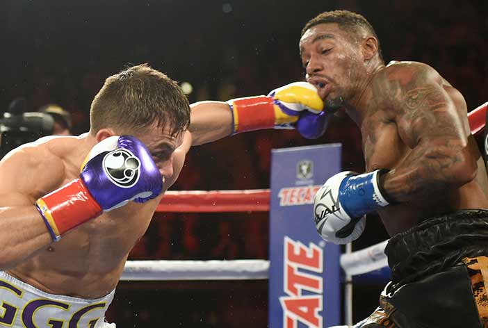 Gennady "GGG" Golovkin vs Monroe Jr. - PHOTO CREDIT: NAOKI FUKUDA