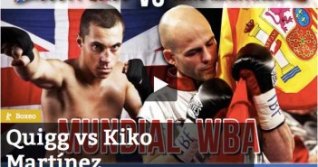 Grada 1 (Grupo Secuoya) retransmitirá en exclusiva y en abierto el Scott Quigg vs Kiko Martínez