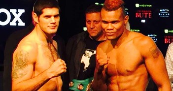 Isidro Ranoni Prieto vs Eleider Álvarez y Bute vs Di Luisa en peso en Montreal