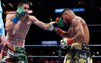 Leo Santa Cruz vs Abner Mares Foto: PBC