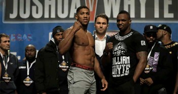 Anthony Joshua vs Dillian Whyte duelo de invictos este sábado en Londres