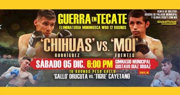 Francisco “Chihuas” Rodríguez vs Moisés “Moi” Fuentes eliminatoria OMB