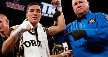 Óscar Vadez vs Matías Adrián Rueda por el título vacante pluma OMB OSCAR VALDEZ - FOTO: Mikey Williams/Top Rank