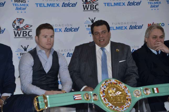 "Canelo" y Mauricio Sulaiman