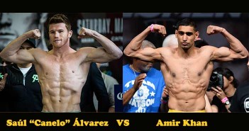 “Canelo” Álvarez, Amir Khan y De la Hoya hablan de la pelea