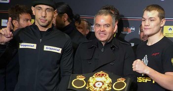 Fedor Chudinov y Félix Sturm listos