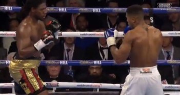 Anthony Joshua acaba en el segundo asalto con Charles Martin