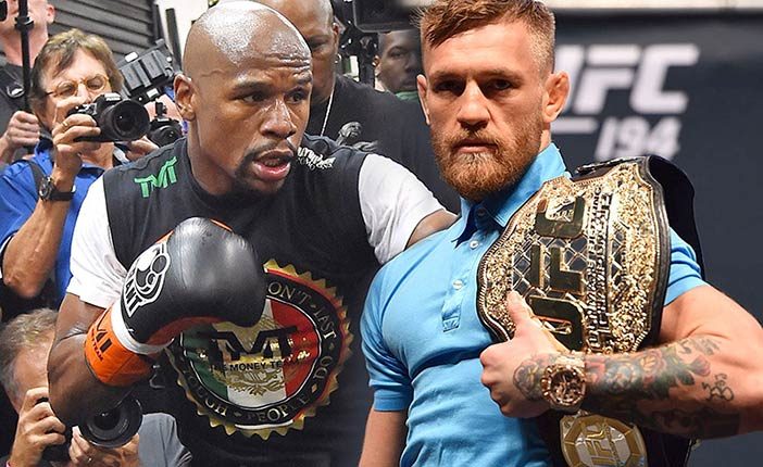 Mayweather vs McGregor (Foto: The Sun)