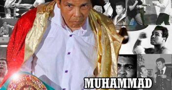Buscando a Muhammad Ali, en la casa de Cassius Clay Muhammad Ali con el cinturón del CMB