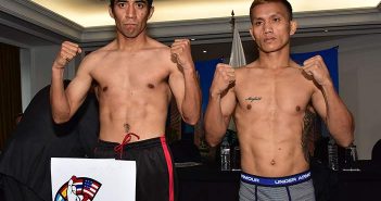 Ganigan López vs Taconing aprobaron pre pesaje