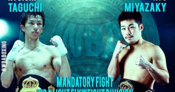 Taguchi deberá defender su título ante Miyazaky