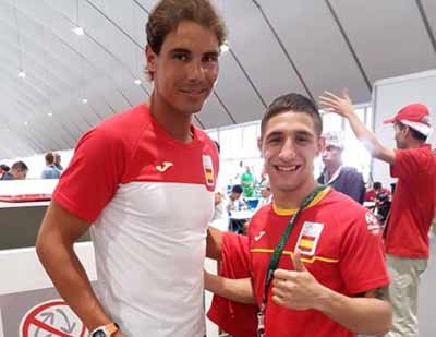 Rafa Nadal y Samuel Carmona