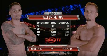 Video: Petr Petrov vs Michael Pérez