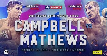 Luke Campbell defiende el título Plata frente a Derry Mathews