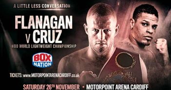 Este sábado Terry Flanagan expone ante Orlando “Fenomeno” Cruz