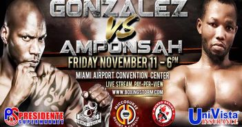 Yuniesky “The Mosnter” González vs Maxwell Amposah en vivo online