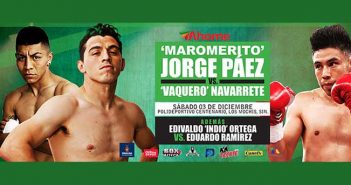 Jorge “Maromerito” Páez estelarizará velada este sábado en México