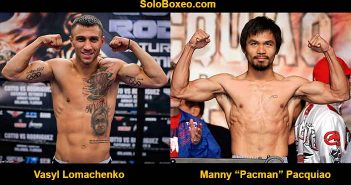 Lomachenko solamente pelearía con Pacquiao en las 135 libras Lomachenko y Pacquiao