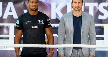 Anthony Joshua y Wladimir Klitschko inician gira promocional