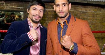 Pacquiao podría regresar frente Amir Khan, Crawford o Lomachenko Manny Pacquiao junto a Amir Khan