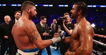 Tony Bellew y David Haye calientan la revancha de este sábado Tony Bellew vs David Haye