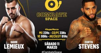 David Lemieux vs Curtis Stevens – Gamboa vs Alvarado en Combate SPACE