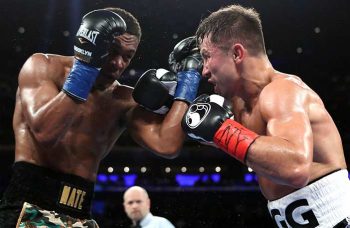 GENNADY GOLOVKIN VS DANIEL JACOBS PHOTO CREDIT: Tom Hogan - Hoganphotos/K2 Promotions