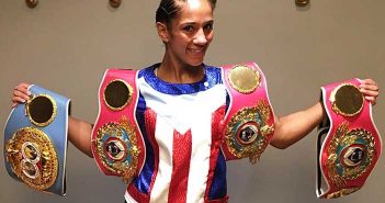 La campeona mundial Amanda Serrano se encuentra a cuatro libras de hacer historia