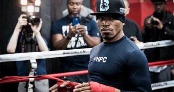 Andre Berto y Shawn Porter en entrenamiento