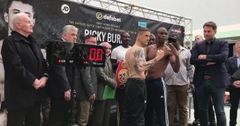 Ricky Burns e Julius Indongo cumplieron con la báscula