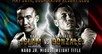 Kanat Islam se enfrentará al mexicano Norberto González