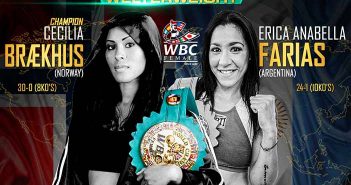 Cecilia Braekhus se enfrentará a Erika Farías