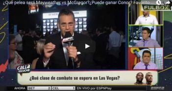 David Faitelson analiza como será el Mayweather vs McGregor