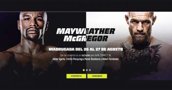 El combate entre Mayweather y McGregor en beIN CONNECT (España)