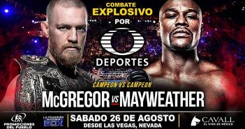 Mayweather vs McGregor por Televisa