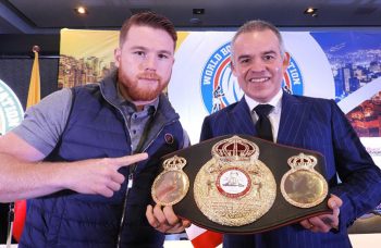 "Canelo" Álvarez y Gilberto Jesús Mendoza
