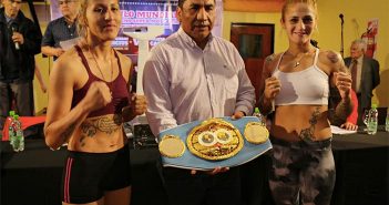 Gurisa Dionicius y Julieta Cardozo en peso por título mundial supermosca FIB