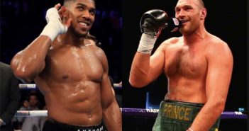 Los pesos pesados Joshua vs Fury