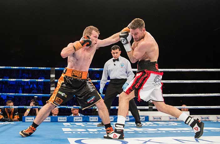 Jeff Horn vs Corcoran (Credito: DUCO Events)