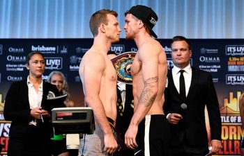 Jeff Horn y Gary Corcoran