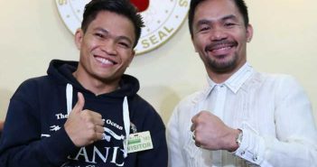 Bob Arum cree que Jerwin Ancajas es el nuevo Pacquiao Jerwin Ancajas junto a Manny Pacquiao